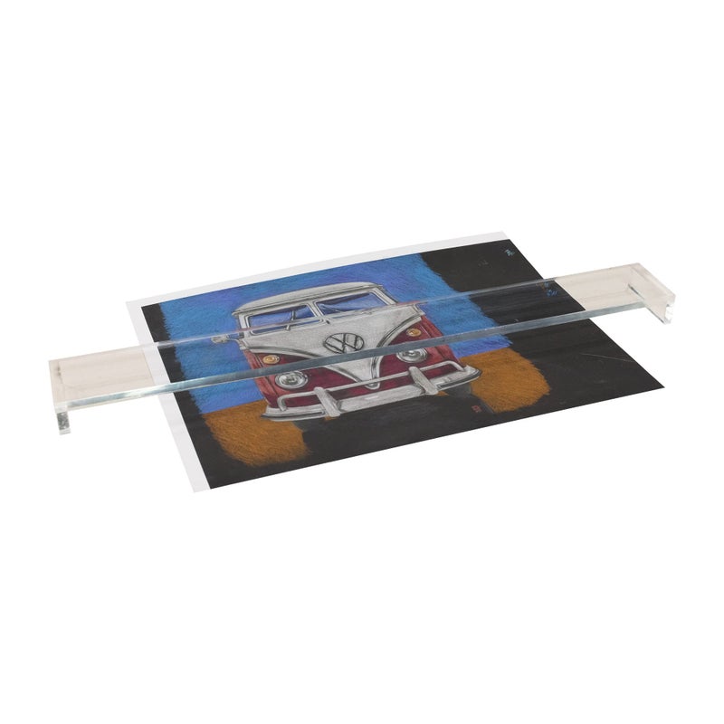 Creative Mark Artist Leaning Bridge Hand and Wrist Leaning Bridge Acrylic Used For Steady Hand Painting, Drawing & Sketching, Transparent, 24 Inch - Image 1